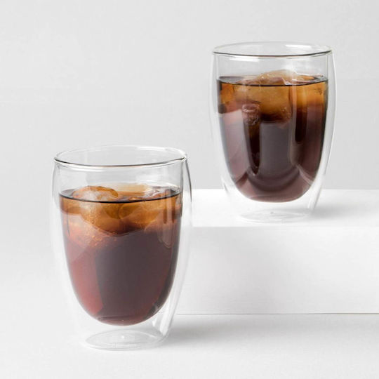 Bodum Комплект Чаши За Кафе / Freddo От Стъкло Кафяв 350мл 4559-10 2 Броя Bodum Комплект Чаши За Кафе / Freddo От Стъкло Кафяв 350мл 4559-10 2 Броя