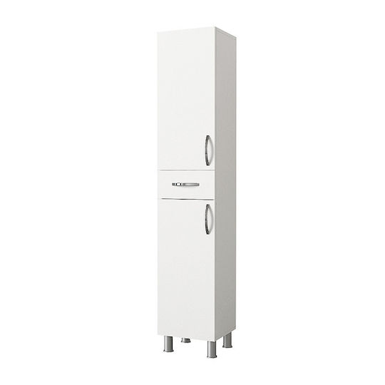 Megapap Selina GP042-0146,1 0216060 Στήλη Μπάνιου Δαπέδου 35x31x179cm Λευκή