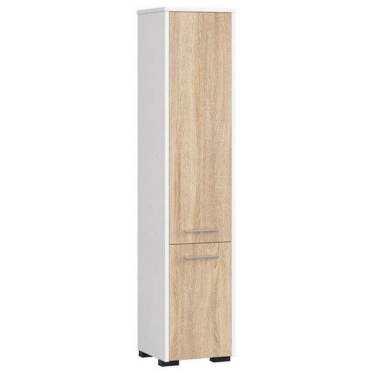 Akord Furniture Factory Coloană de Baie de Pardoseală 30x30x140cm Sonoma