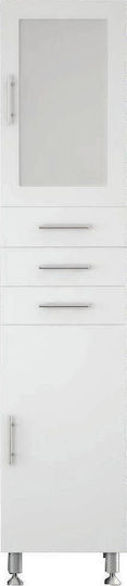 Drop Classic III 6SGR040WH Στήλη Μπάνιου Δαπέδου με Γυαλιστερή Λάκα 40x32x184cm Λευκή Drop Classic III 6SGR040WH Στήλη Μπάνιου Δαπέδου με Γυαλιστερή Λάκα 40x32x184cm Λευκή