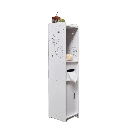 DWM52WYBM Банска Колона Подова 24x20x80см Бяла
