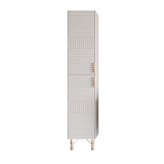 Martin Fiore 35 3CFIO035WHM Στήλη Μπάνιου Δαπέδου με Ματ Λάκα 35x35x176.5cm Λευκή