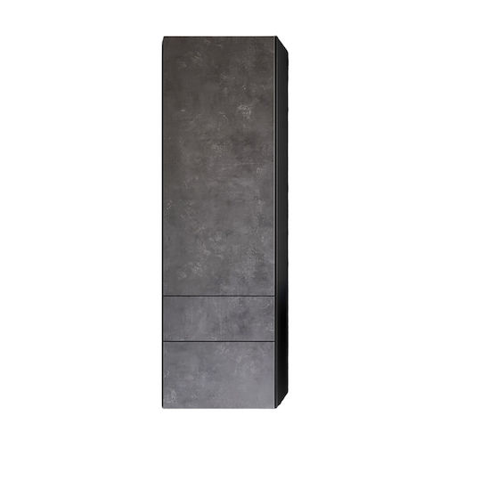 Martin Rodos 3CROD050SBM Στήλη Μπάνιου Τοίχου με Ματ Λάκα 35x32x160cm Γκρι