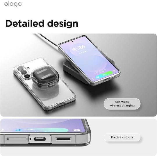Case Samsung Galaxy S26 Plus Elago Hybrid Transparent Hard Transparent Egs26hb67-tr