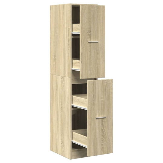 vidaXL 855171 Στήλη Μπάνιου Δαπέδου 30x41x144.5cm Sonoma