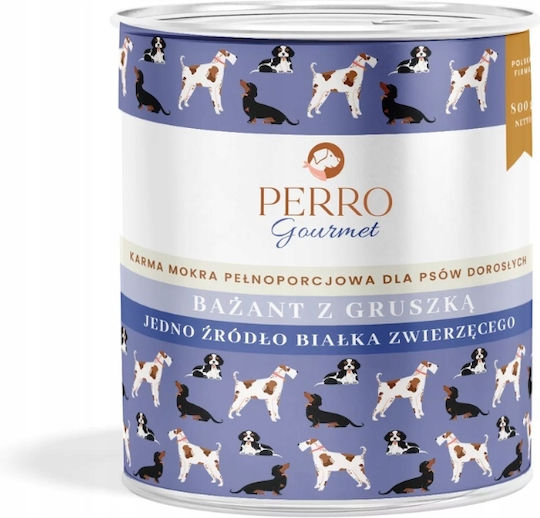 Perro Υγρή Τροφή Σκύλων Διαίτης με Κρέας και Κολοκύθα 6x800gr