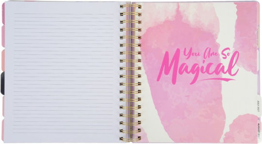 Diary Tri-Coastal Weekly 18-Month August 2026 January 2028 Flowers
