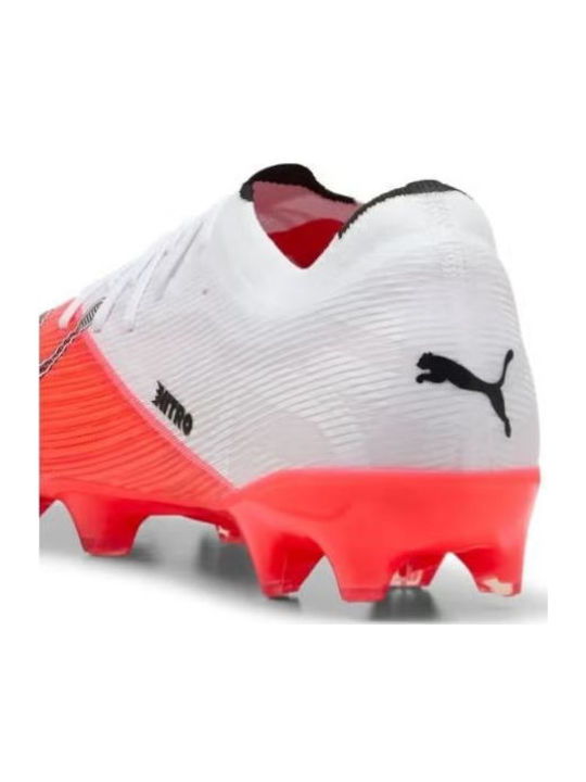 PUMA 7 Match Football Shoes with Cleats FG/AG Red