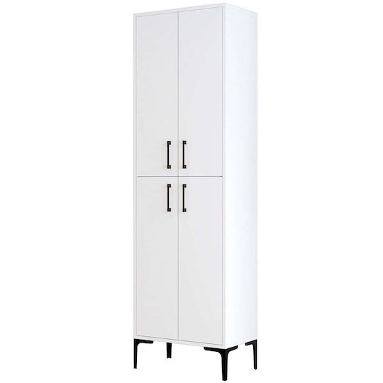 Hanah Home 845HCT3924 Στήλη Μπάνιου Δαπέδου 60x35x200cm Λευκή