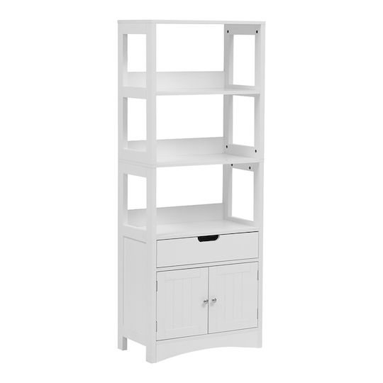 Pakketo Sejo 370-000035 Στήλη Μπάνιου Δαπέδου 60x32.5x154cm Λευκή