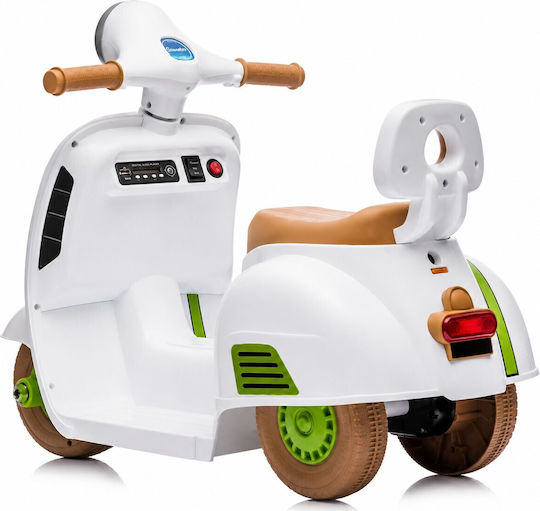 Kids Vespa Electric 6 Volt White