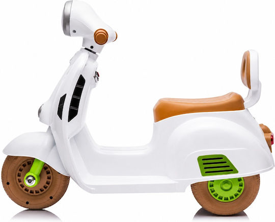 Kids Vespa Electric 6 Volt White