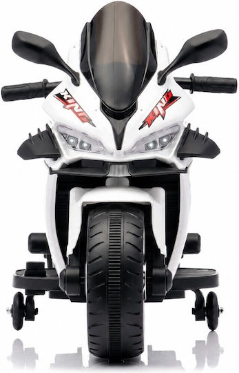 Kids Ride-On Motorbike Electric 6 Volt White