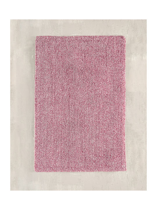 Rythmos Bath Mat Cotton 120-200-205 Pink-White 50x80cm