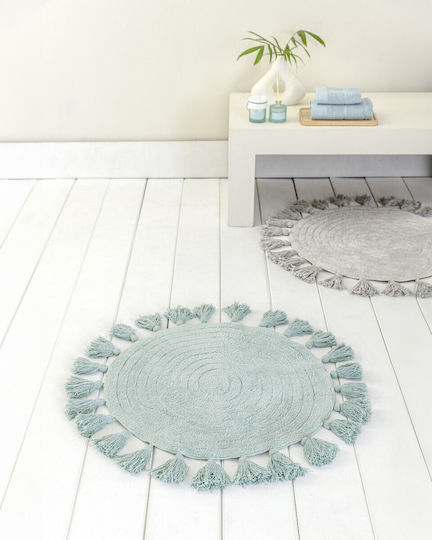 Nima Bath Mat Cotton Green 60x60cm Nima Bath Mat Cotton Green 60x60cm