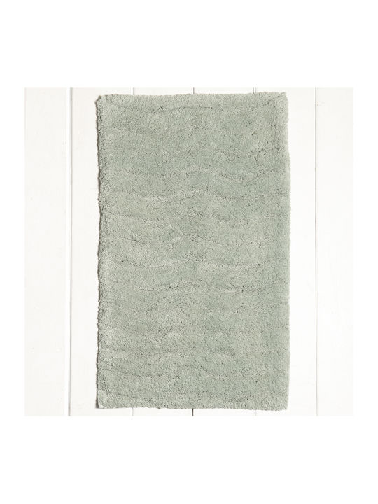 Nima Бански килим Памук Правоъгълена Vellum Light Mint 50x80бр