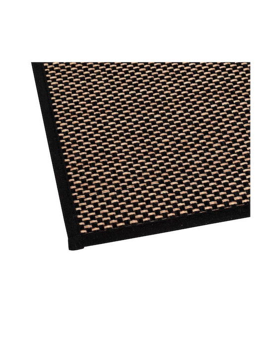5Five Αντιολισθητικό Πατάκι Μπάνιου Wave Black 45x75εκ.