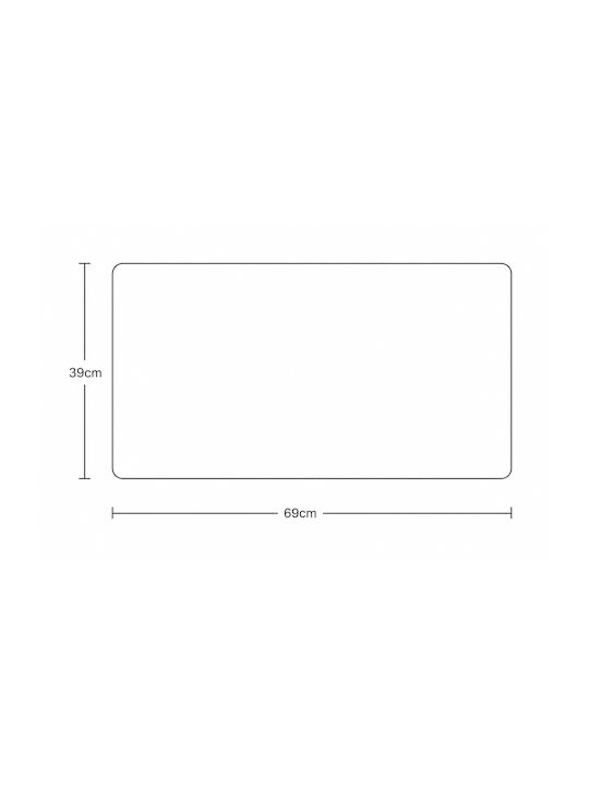 MRShome Covoraș Antiderapant De Baie sl-DF-0076003 Antracit 39x69 cm