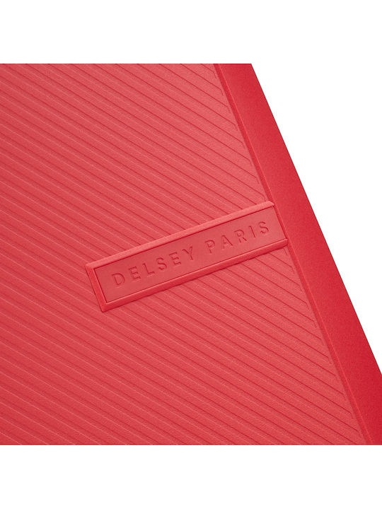 Delsey Anvers Μεγάλη Βαλίτσα Ταξιδίου Intense Red Ύψους 75.5εκ.