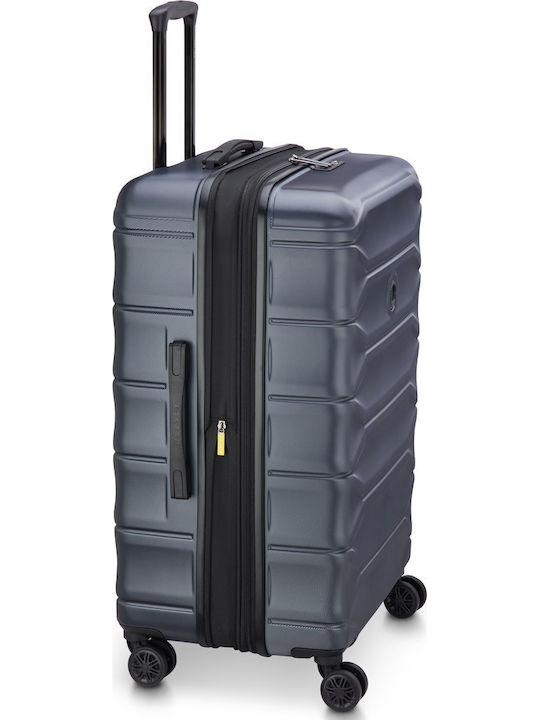 Delsey Meteor Große Hartschale Reisekoffer Navy Blau Höhe 76cm