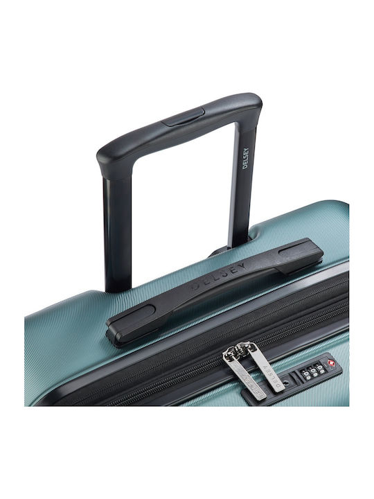 Delsey Meteor Large Hard Suitcase Meteor Green Height 76cm
