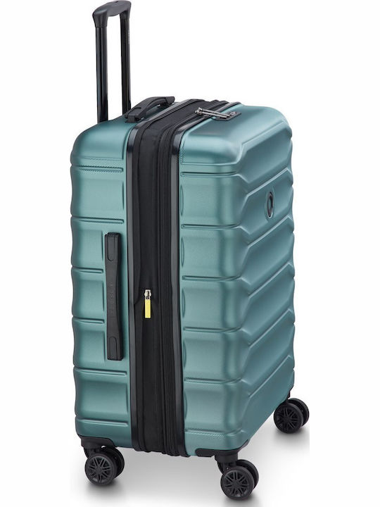 Delsey Meteor Large Hard Suitcase Meteor Green Height 76cm