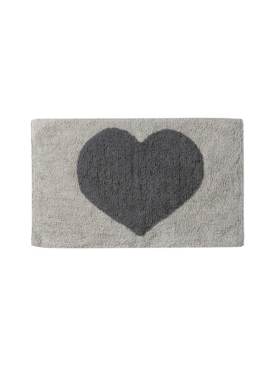 Das Home Bath Mat Cotton 0676 420750800676 Gray 50x80cm