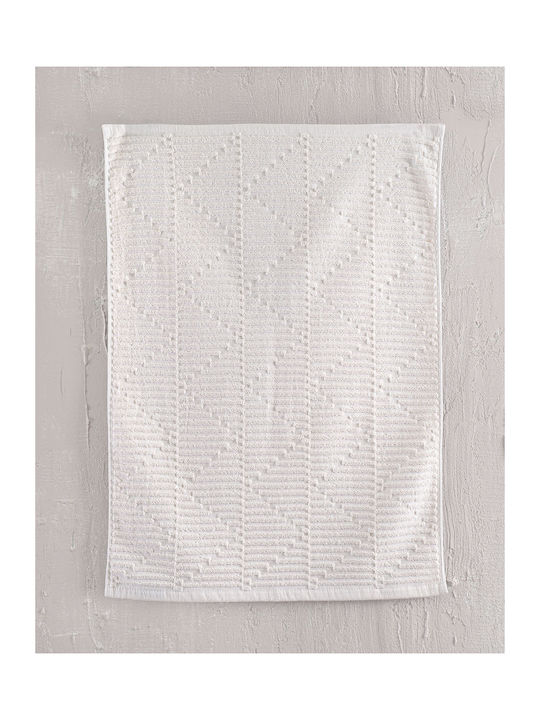 Rythmos Πατάκι Μπάνιου Βαμβακερό Jessica 120-198-005 Εκρού 50x70εκ.