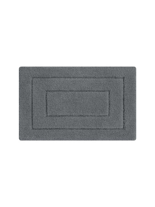 Home Use Rutschfest Badematte Rechteckig HUH-0203 Grey 50x80cm