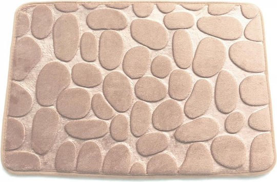 Πατάκι Μπάνιου Memory Foam ZE1AG43QWS91A Beige 40x60εκ. Πατάκι Μπάνιου Memory Foam ZE1AG43QWS91A Beige 40x60εκ.