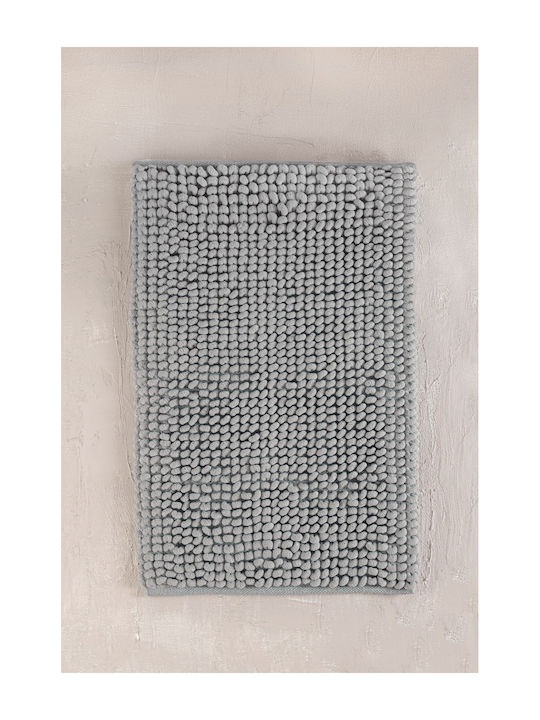 Rythmos Бански килим Памук Правоъгълена Armad 120-194-010 Сив 60x90бр