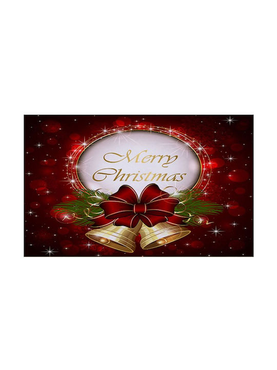 Chios Hellas Non-Slip Bath Mat Velvet 31951.MERRYCHRISTMAS Christmas 50x80cm