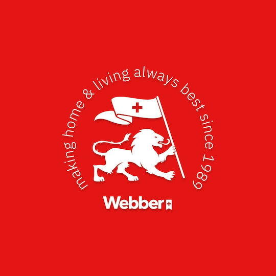 Webber Ανεμιστήρας Δαπέδου 80W Διαμέτρου 40cm Λευκός