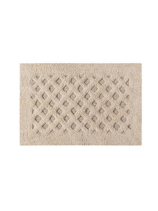 Guy Laroche Πατάκι Μπάνιου Βαμβακερό Delhi 1127091124001 Μπεζ 40x60εκ.