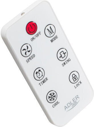 Adler Air Cooler 80W with Remote Control White
