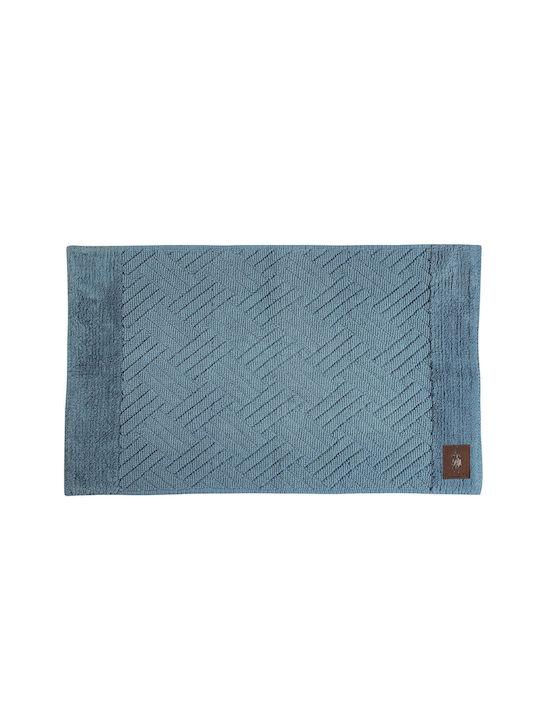 Greenwich Polo Club Πατάκι Μπάνιου Βαμβακερό 2589 220760902589 Μπλε 50x80εκ.