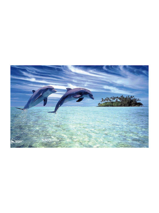 Dimcol Αντιολισθητικό Πατάκι Μπάνιου Dolphins 260 33463065004 Πολύχρωμο 60x100εκ.