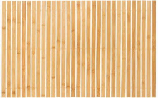 Covor Antiderapant De Baie Din Lemn Natural Brown 50x80 Cm