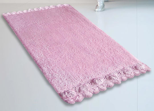 San Lorentzo Bath Mat Cotton 270 Lace 50x80cm