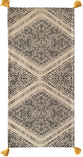 Palamaiki Covoraș de Baie Bumbac Tiles 9-100548-001 Bej 60x130buc