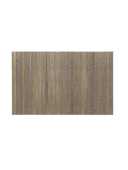 Bath Mat Wooden GZ62899Y5 Grey Brown 80x50cm