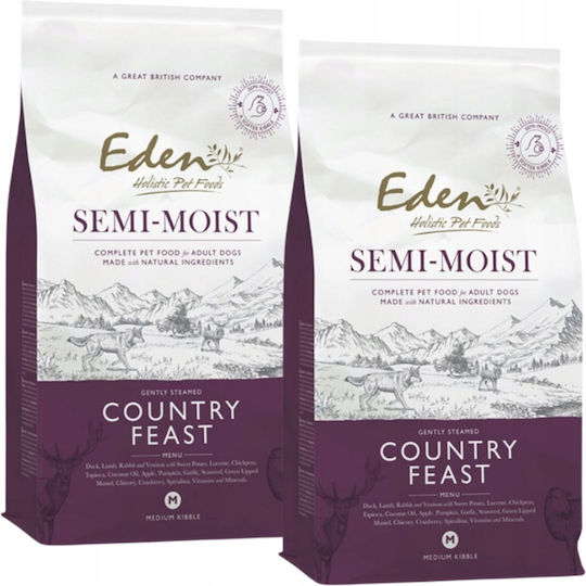 Eden Полусуха Country 2kg Суха храна за кучета