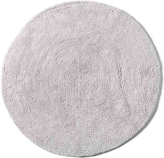 Στρογγυλό Πατάκι Fieldcrest Ultra Soft 60 Rοuνd Light Grey
