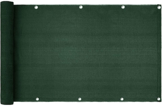 Grasher Правоъгълна Мрежа за Сянка Сива с Халки 1.8x6m 160gr/m²