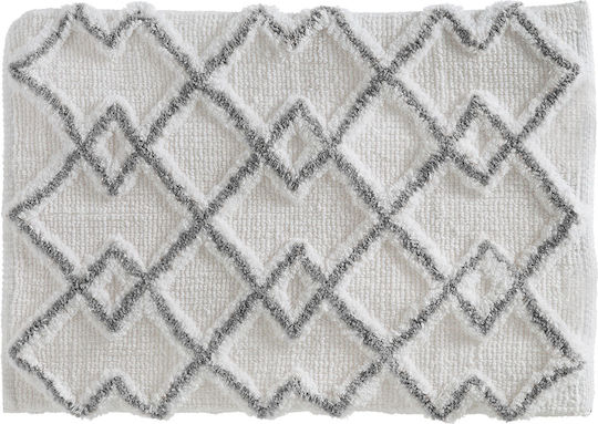 5Five Badematte Baumwolle F-V Ethnisch 174630B Graues 50x75cm