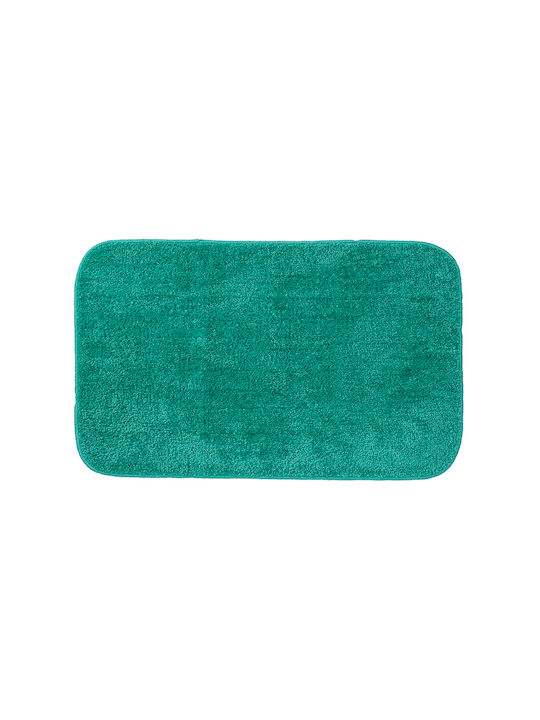 Sealskin Rutschfest Badematte Mikrofaser Rechteckig Doux 294425430 Aqua 50x80cm