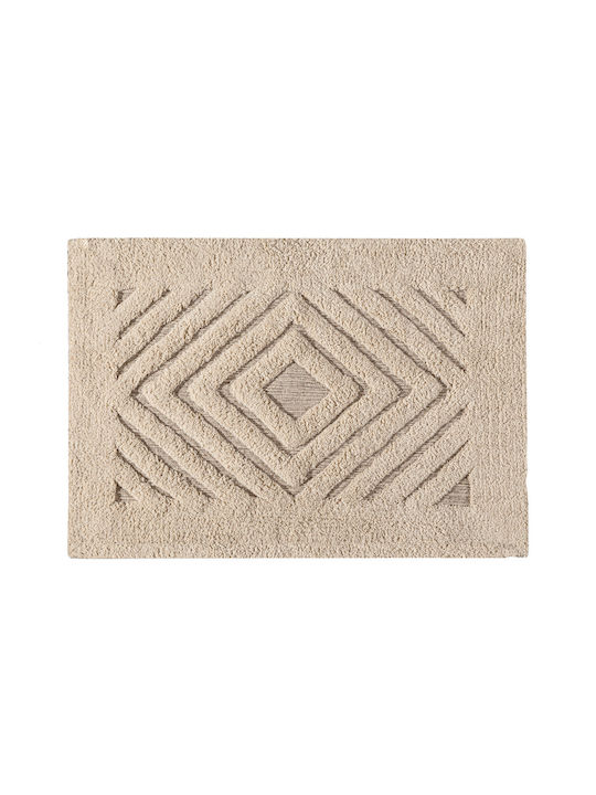 Guy Laroche Badematte Baumwolle Rechteckig Goa 1127091124010 Beige 70x120cm