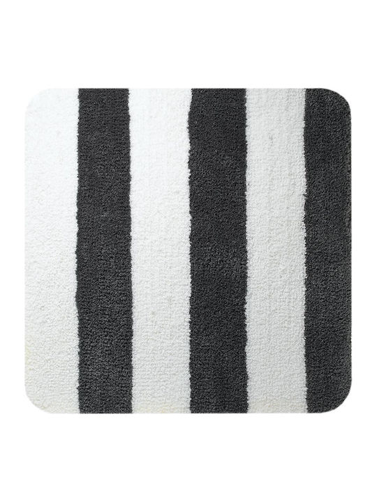 Sealskin Antiderapant Covoraș de Baie Microfibra Pătrat Linje 291656814 Gri 60x60buc