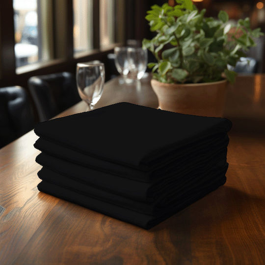 Meble odNowa Τραπεζομάντηλο Black 50x50εκ.