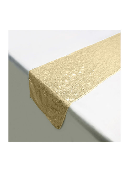 Meble odNowa Ράνερ Gold Sequin Table Runner 30x275εκ.